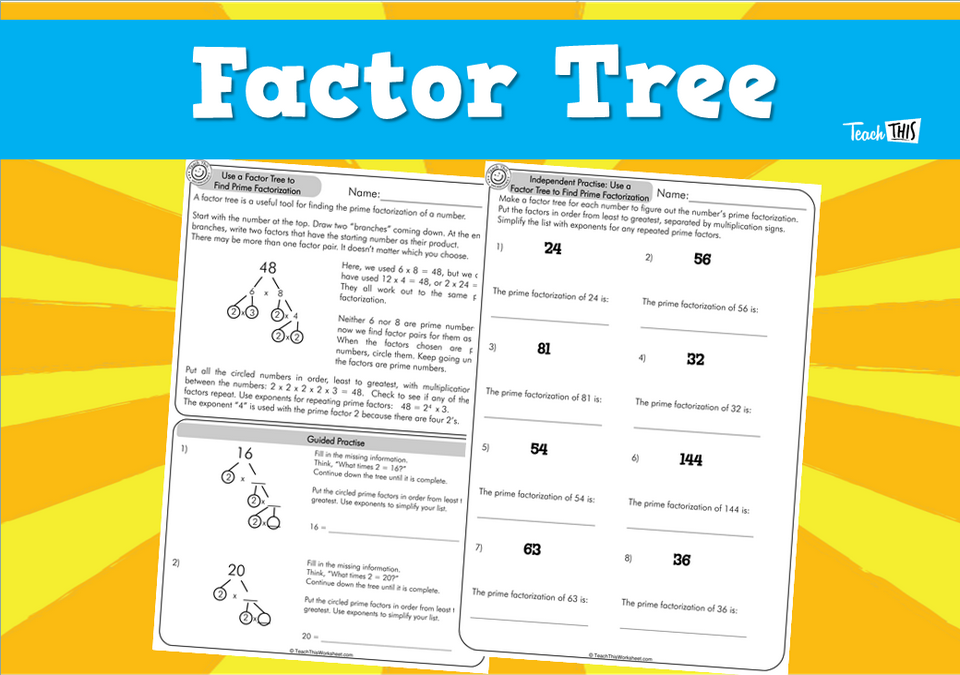 Factor Tree