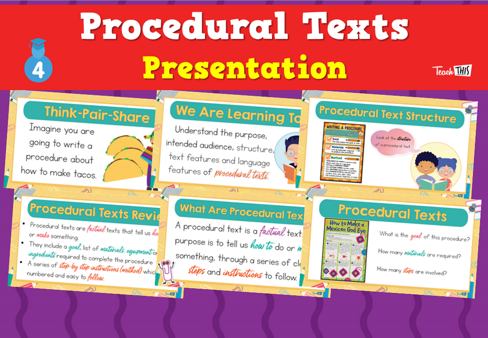 Procedural Texts - Presentation