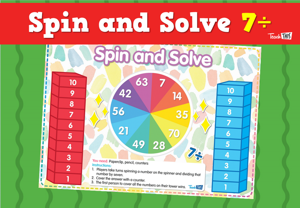 Spin and Solve- 7÷