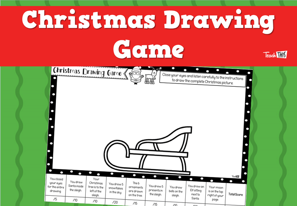 Christmas Drawing Game