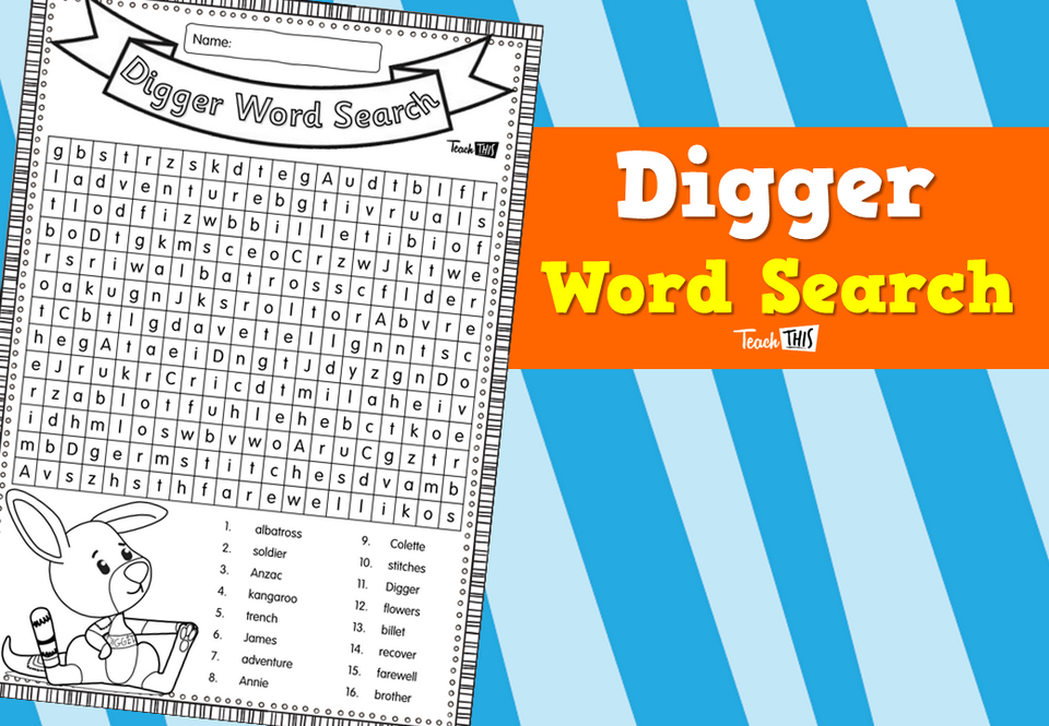 Digger Word Search
