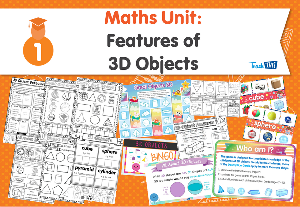 Maths Unit: Features of 3D Objects