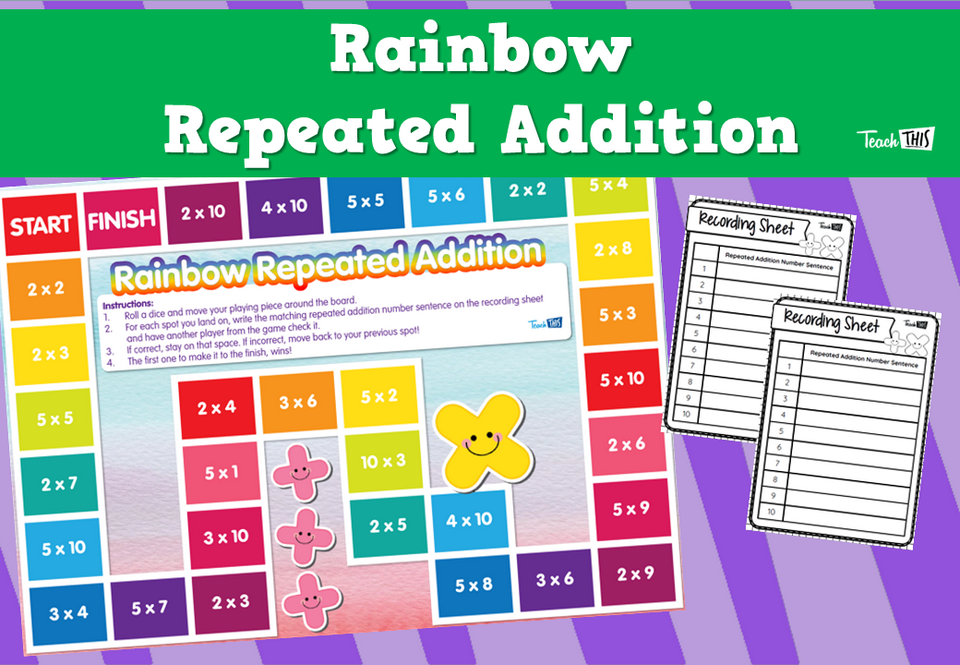 Rainbow Repeated Addition