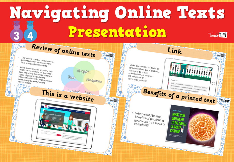 Navigating Online Texts - Presentation