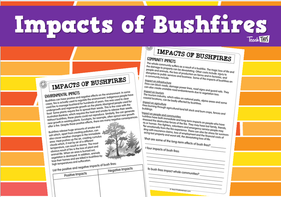 Impacts of Bushfires (2pg)