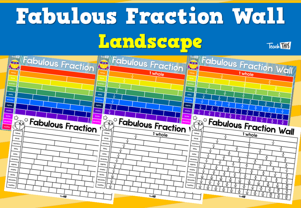Fabulous Fraction Wall - Landscape