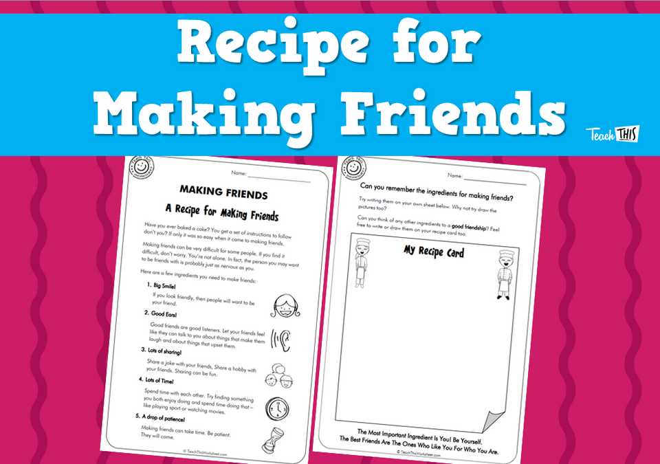 Recipe for Making Friends