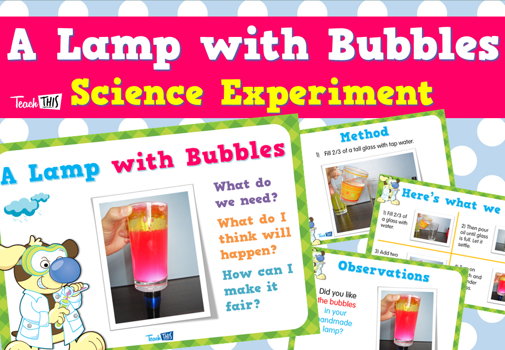 A Lamp with Bubbles