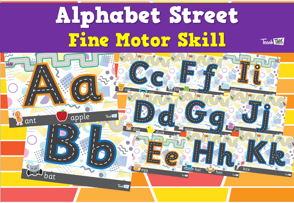 Alphabet Street - Fine Motor Skill