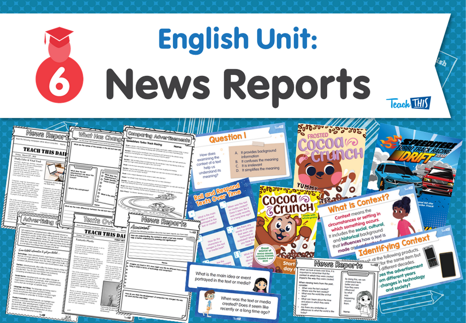 English Unit: News Report