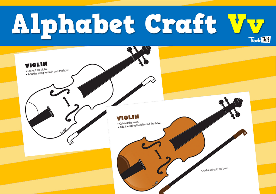 Alphabet Craft Vv