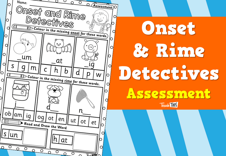 Onset & Rime Detectives Assessment