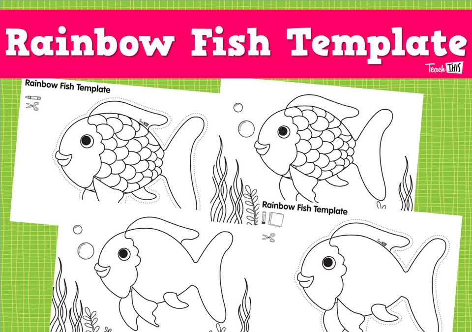 Rainbow Fish Template