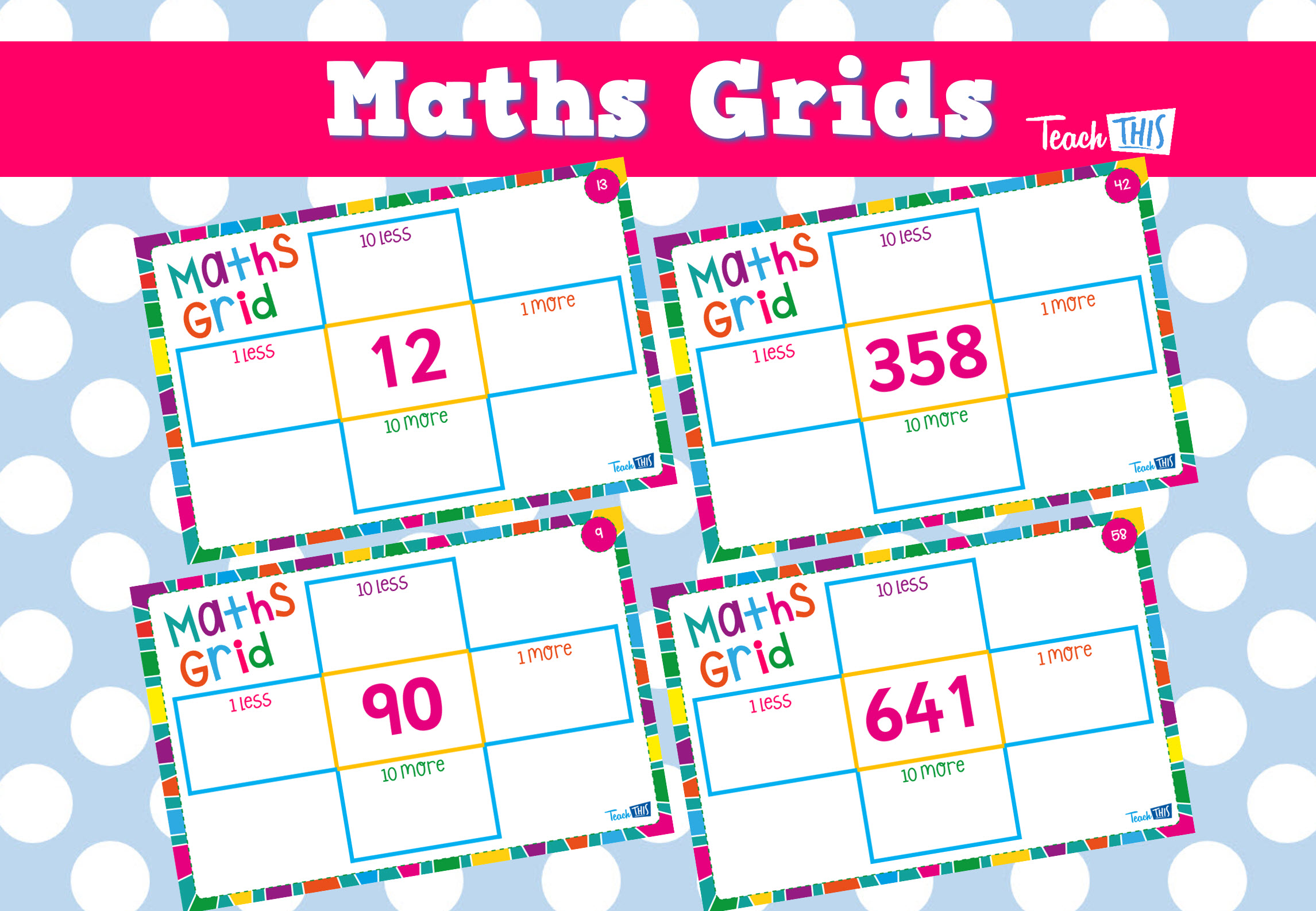 Maths Grid - Addition and Subtraction