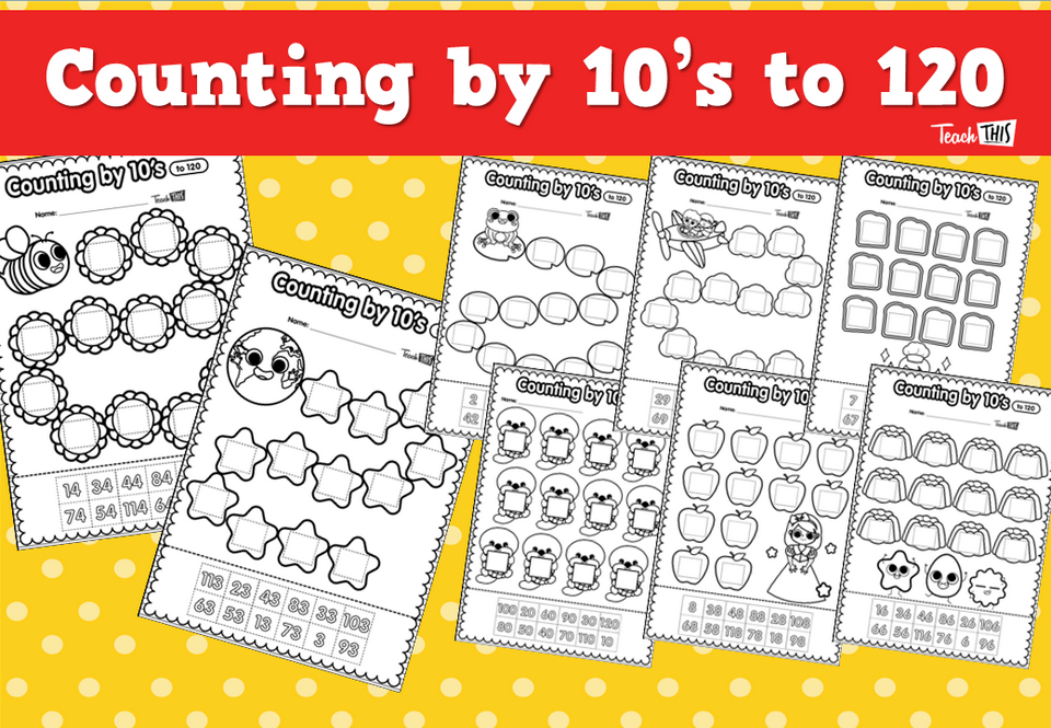 Counting by 10’s to 120