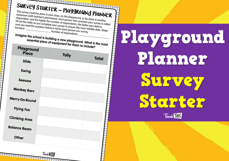 Playground Planner - Survey Starter