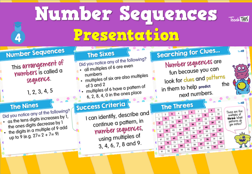 Number Sequences - Presentation