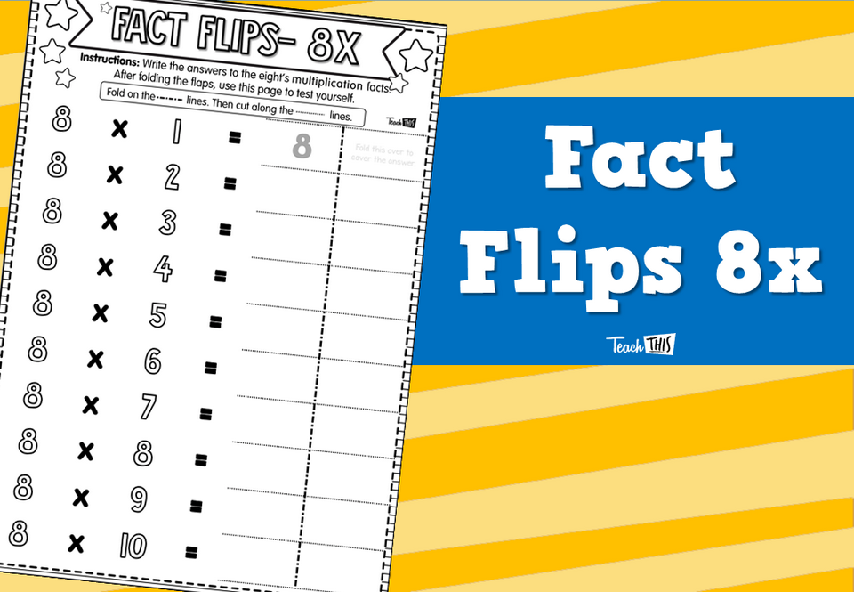 Fact Flips 8x