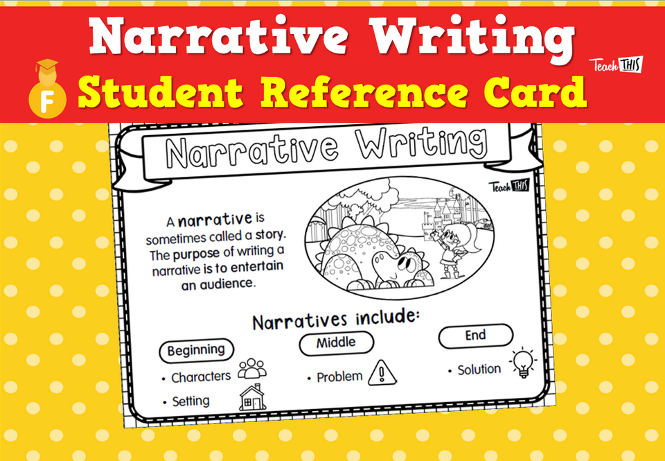 Narrative Writing - Student Reference Card