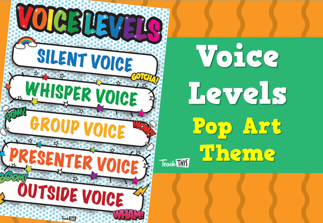 Voice Levels - Pop Art Theme