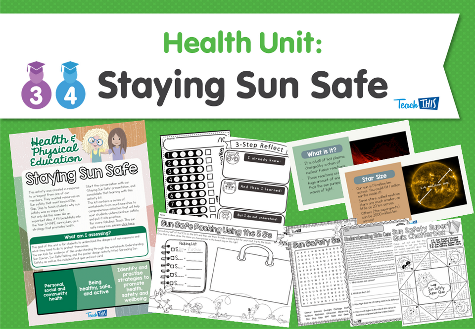 Health Unit: Staying Sun Safe