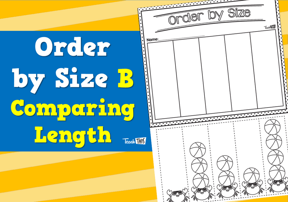 Order by Size B - Comparing Length