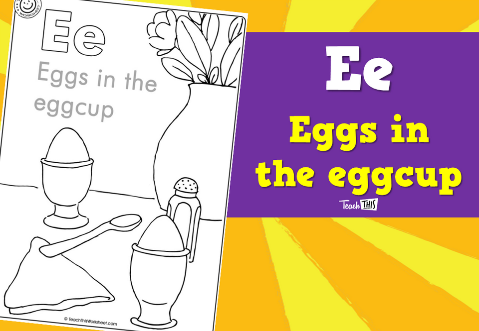 Ee - Eggs in the eggcup