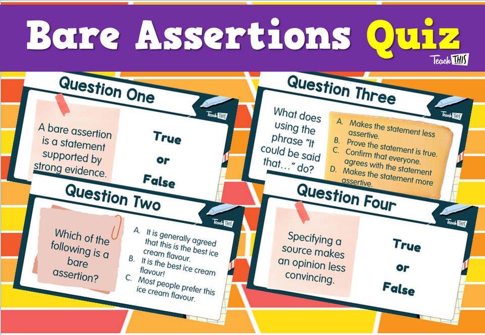 Bare Assertions Quiz