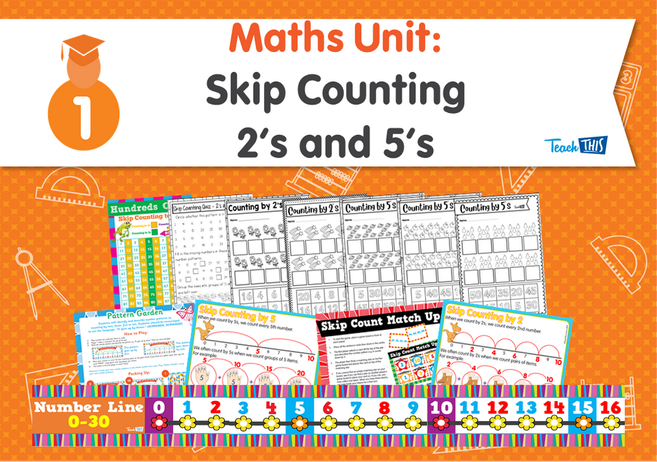 Maths Unit: Skip Counting 2's and 5's