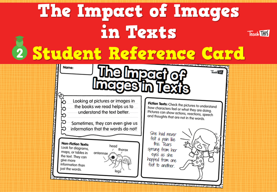 The Impact of Images in Texts - Student Reference Card