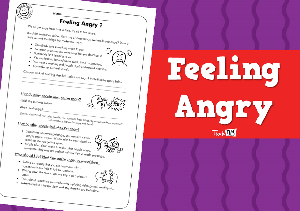 Feeling Angry (1pg)