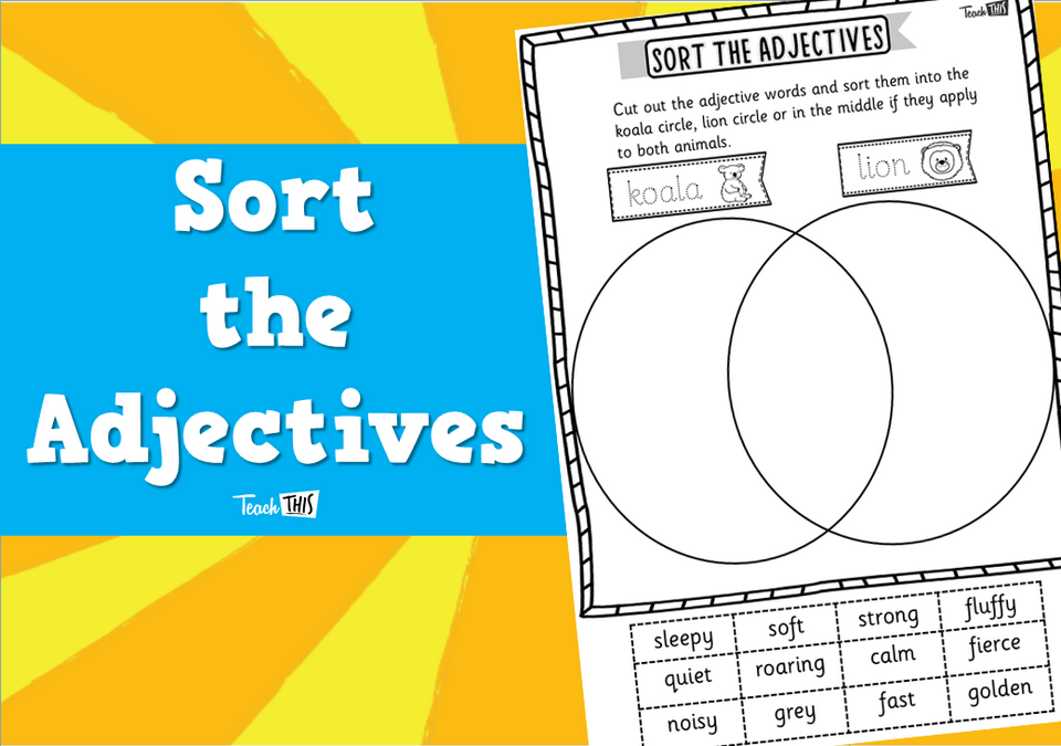 Sort the Adjectives