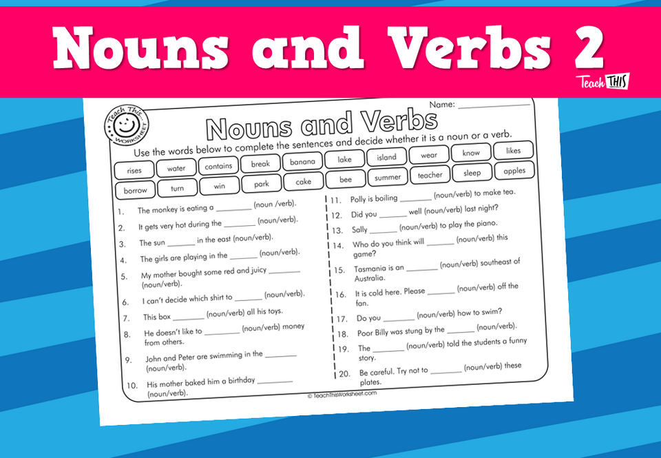 Nouns and Verbs 2