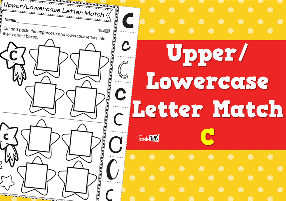Upper/Lowercase Letter Match C