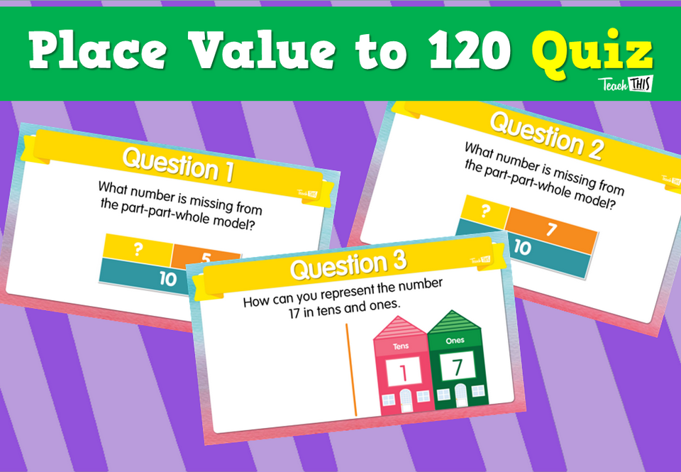 Place Value to 120 Quiz