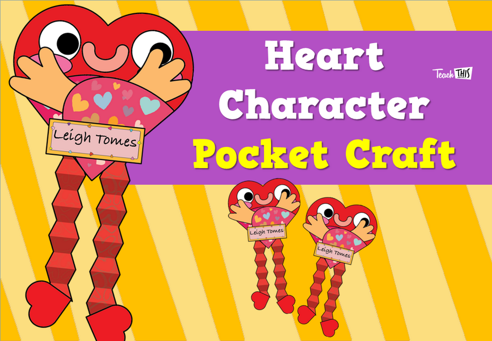 Heart Character Pocket Craft