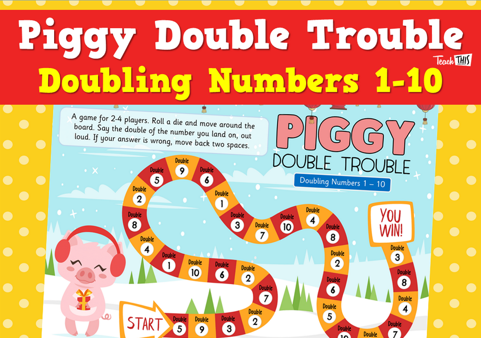 Piggy Double Trouble - Doubling Numbers 1-10