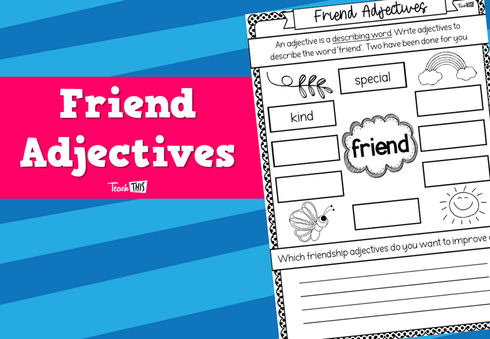 Friend Adjectives