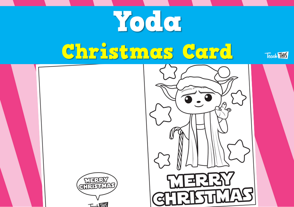 Yoda Christmas Card