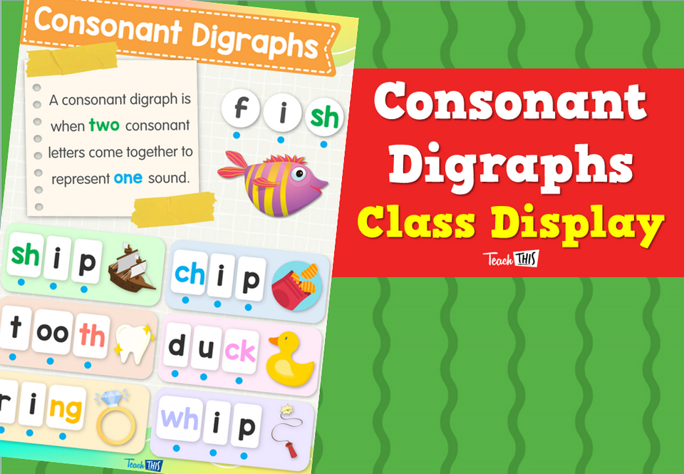 Consonant Digraphs Class Display