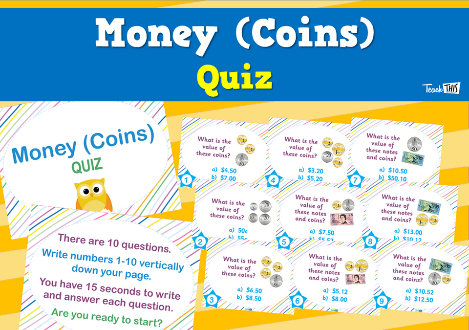 Money (Coins) - Quiz