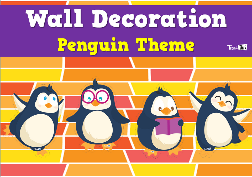 Wall Decoration - Penguin Theme
