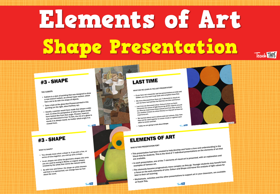 Elements of Art - Shape Presentation