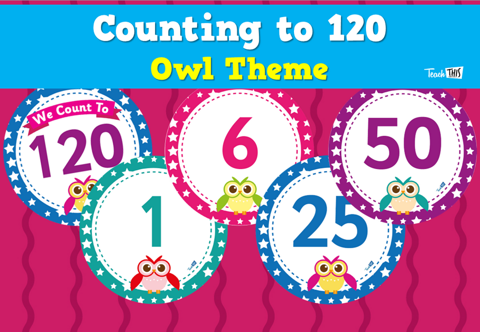 Owl Theme - Counting to 120