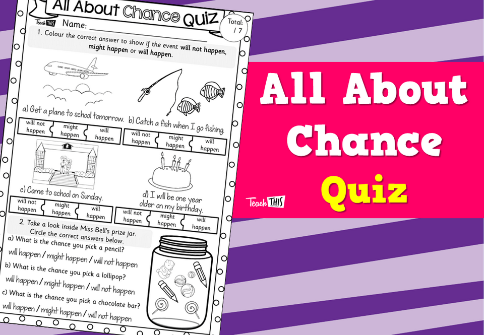 All About Chance Quiz