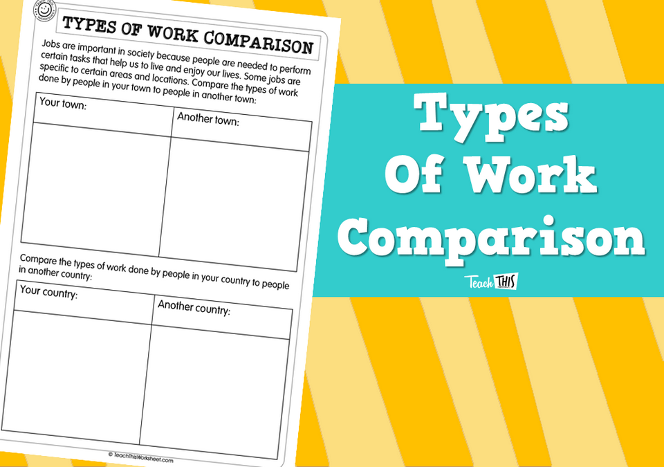 Types of Work Comparison