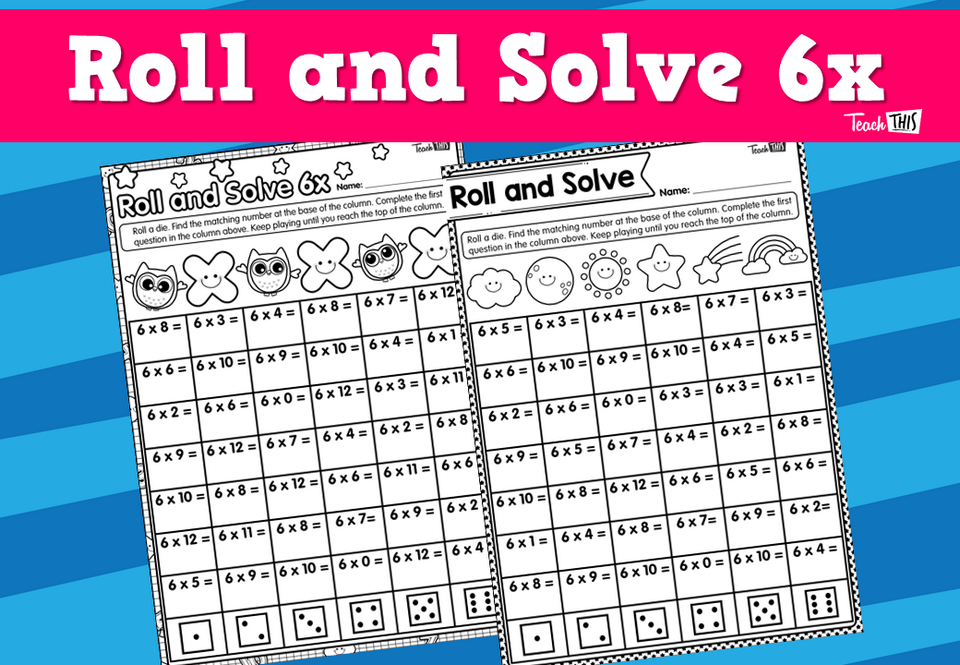 Roll and Solve 6x