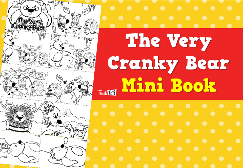 The Very Cranky Bear Mini Book
