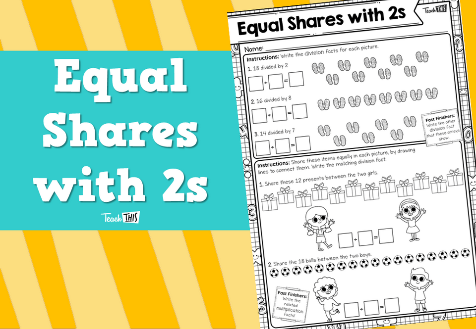Equal Shares with 2s