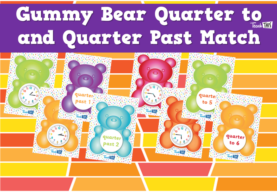 Gummy Bear Quarter To and Quarter Past Match